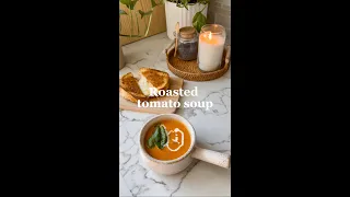 Best roasted tomato soup & grilled cheese