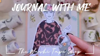 Unbox + Journal With Me featuring @TheWashiTapeShop  | Vintage Journaling | ASMR #journal #asmr