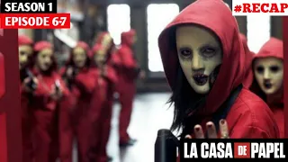 STRATEGI INI BIKIN POLISI GAK BISA BERKUTIK - MONEY HEIST SEASON 1 PART 4