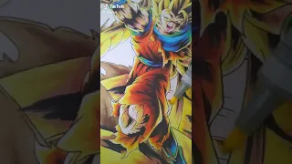 drawing goku ssj3 🔥 dragon fist 🔥