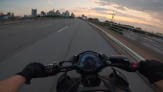 Eastside to Downtown Ride // full exhaust z900