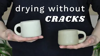 How to Dry Your Pottery WITHOUT getting Cracks!