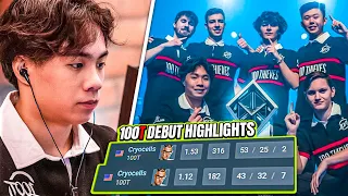 100T Cryo DEBUT With 100 Thieves VALORANT Highlights!