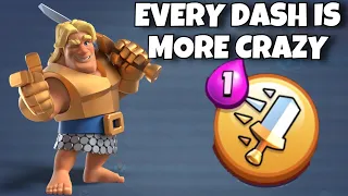 Worse to Best Golden Knight Dashes of All Time (golden knight dash compilation) (Clash Royale)