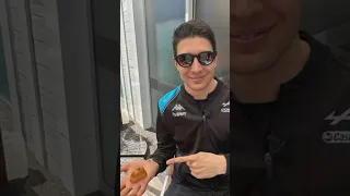 Esteban Ocon and his Croissant 🥐