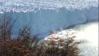 Аргентина Патагония   Ледник Перито Морено   Концовка обрушения