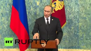 Путин  Турция сбила Су 24, чтобы обеспечить безопасность поставок нефти ИГ