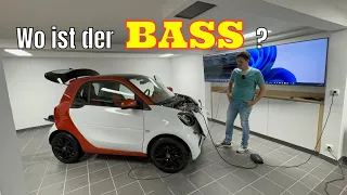 Smart 453 -  super Bass, aber wo?