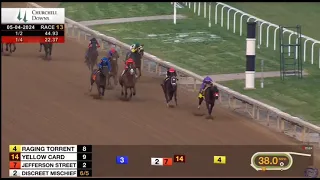 Raging Torrent Crushing Allowance Field in 1:21 at Churchill Downs