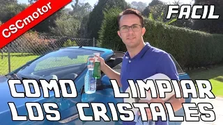 Limpiar los cristales del coche | CONSEJOS