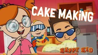 Happy Kid | Episode 5 | Cake Making | Kochu Tv | Malayalam