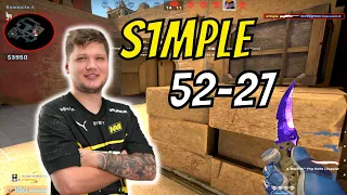 s1mple 52Kills POV w/friends (mirage) FACEIT Ranked | Aug 25, 2023