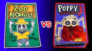 That's not my neighbor👽 vs Poppy Playtime Chapter 3😈 (Game Book Battle, Horror Game, Paper Play)