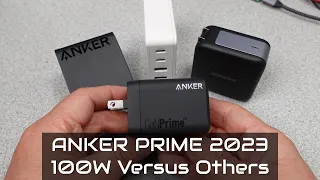 Anker Prime 100W A2343 versus 317 Rocoren and Monoprice USB Showdown