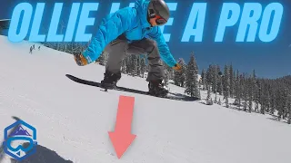 The KEY to Ollie on A Snowboard