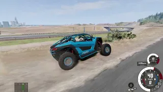 I used a offroad buggy to escape the AI cars