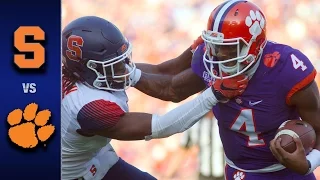 Syracuse vs. Clemson Football Highlights (2016)