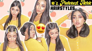 Trying Pinterest, Tiktok, 90's Hairstyles