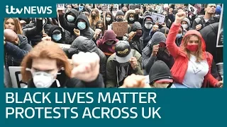 Thousands take part in Black Lives Matter protests | ITV News