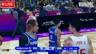 LIVE NOW! Gilas Pilipinas vs China | 19TH ASIAN GAMES 2023 | October 3, 2023 I CPU VS CPU #fiba