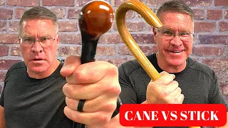 Cane Vs Walking Stick for Self Defense