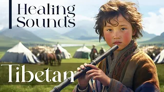 Tibetan flute for healing | Eliminates Stress, Releases Melatonin and Toxins | Calm the mind, heal