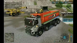 Farming Simulator 22 - Volvo FMX & ROPA Nawaro Maus Load, Unload Stone @ Waldstetten