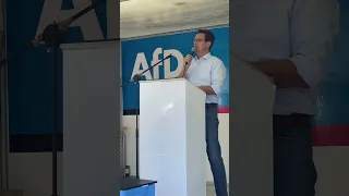 Kundgebung am 03.08.2023 in Rosenhof zur geplanten Flüchtlingsunterkunft. Rede Dieter Arnold AfD