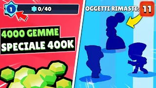 ACCOUNT LV 1 SHOPPA 4000 GEMME SU BRAWL STARS! SPECIALE 400K MEGA BOX OPENING!