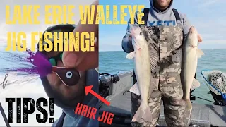 Jig Fishing Lake Erie Walleye TIPS April 17-18