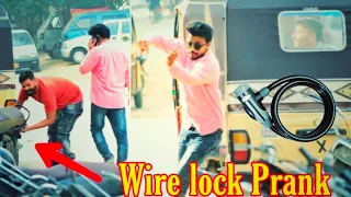 Bike Wire Lock prank | Prank in Pakistan | By Danish & Atif | FD VIDEOS PRANK