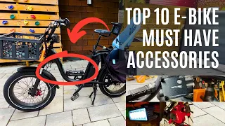 Top 10 E-Bike Must-Have Accessories You Need Right Now!