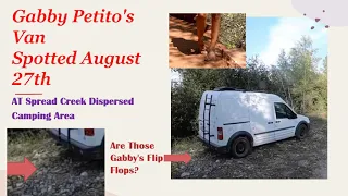 Gabby Petito- Gabby's Van Found Parked on August 27th - Are those Gabby's Flip Flops Behind Van?