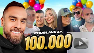 PROSLAVUVAME 100,000 CLENOVI NA LAZAROV!!!