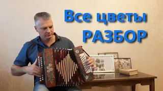 Все цветы, Николай Басков. Разбор на гармони.  Николай Гарбузов