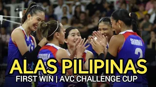 Alas Pilipinas First Win vs Australia | Philippines vs Australia 2024 AVC Challenge Cup for Women