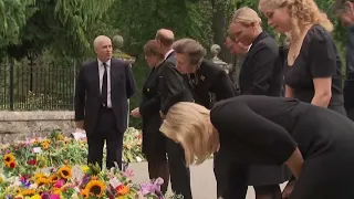 VIDEO | Royal Family pays tribute to Queen Elizabeth II after her death at Balmoral Castle