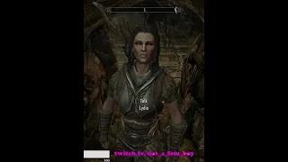 Lydia is an Imbecile | Skyrim Highlights #shorts