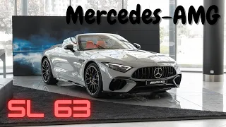 Mercedes-AMG SL 63 4.0 V8 585hp (Alpine Grey) - Sound, Exterior & Interior Look | Cars by Vik
