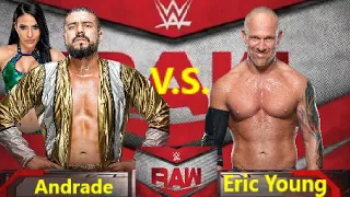 WWE Raw December 2 2019 match result: Andrade vs. Eric young