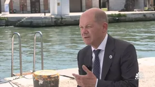 Germany's Scholz on the 'biggest task' for the country to tackle in the coming years