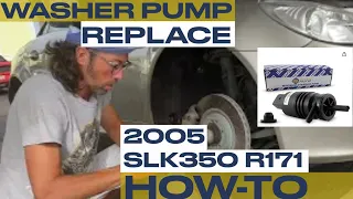 MERCEDES Washer Pump Replacement 2005 SLK350 R171