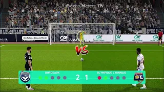 PES 2021 - Penalty Shootout - Bordeaux Vs Olympique Lione - FRA Ligue 1