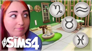 Each Room is a Different ♉♒Zodiac♓♑ Sign, Part 1 || Sims 4 Build Challenge