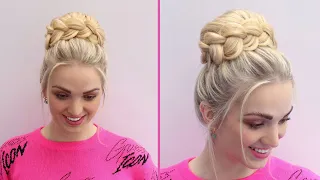 Super Easy Braided Bun!