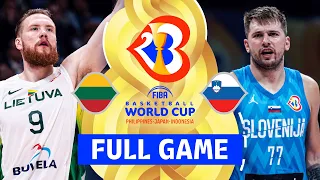 Lithuania v Slovenia | Full Basketball Game | FIBA Basketball World Cup 2023