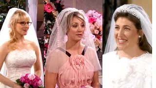 ALL Weddings | Penny - Leonard | Sheldon - Amy | Howard - Bernadette | The Big Bang Theory TBBT