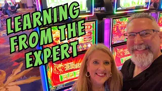 Learning from the Expert!  My Boyfriend,  Brian @ohyeahslots knows his Mighty Cash! #slots #casino