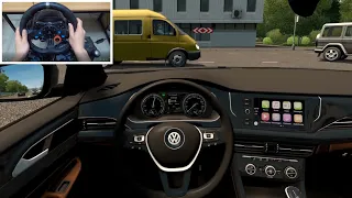 Volkswagen Passat PHEV CN 2019 | Logitech G29 gameplay [City Car Driving]