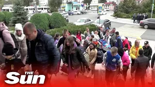 Residents of Russian-controlled Kherson forced to evacuate to Crimea